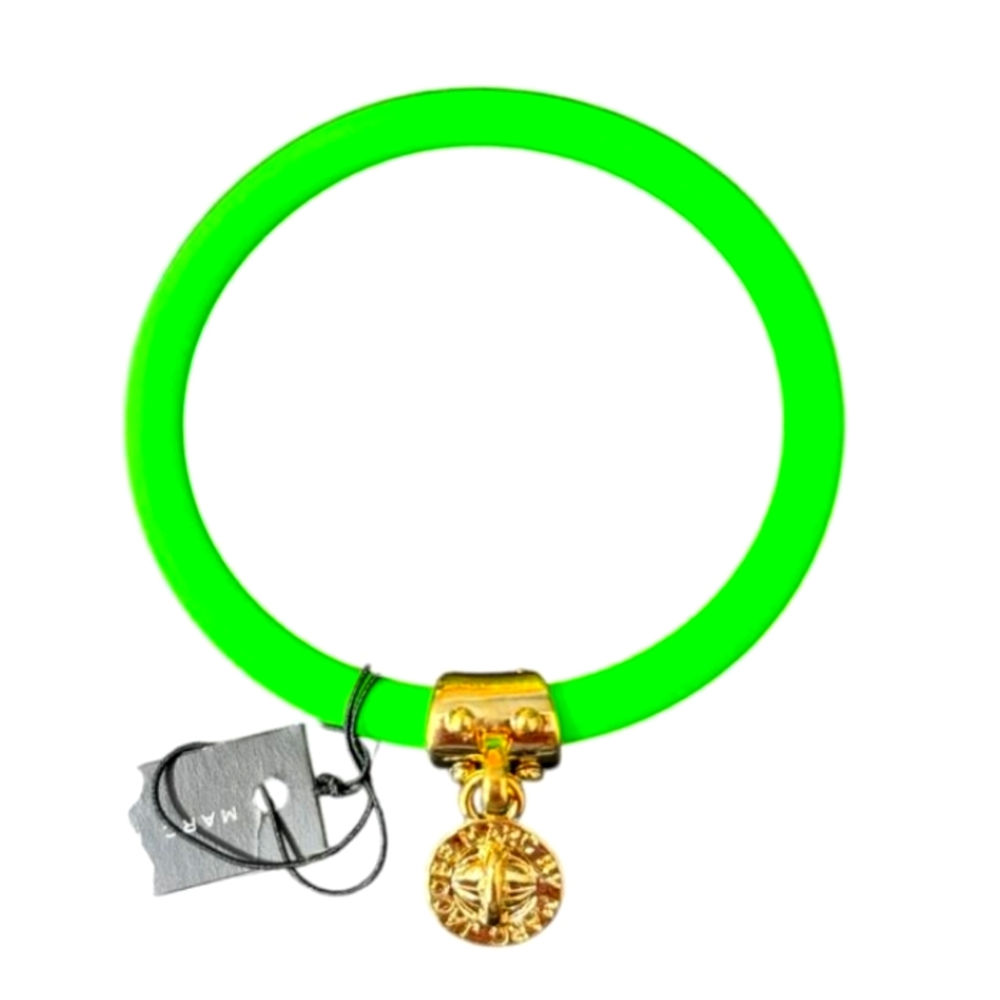 Marc By Marc Jacobs NWT Floro Toucan Green Silicon Bracelet Casual